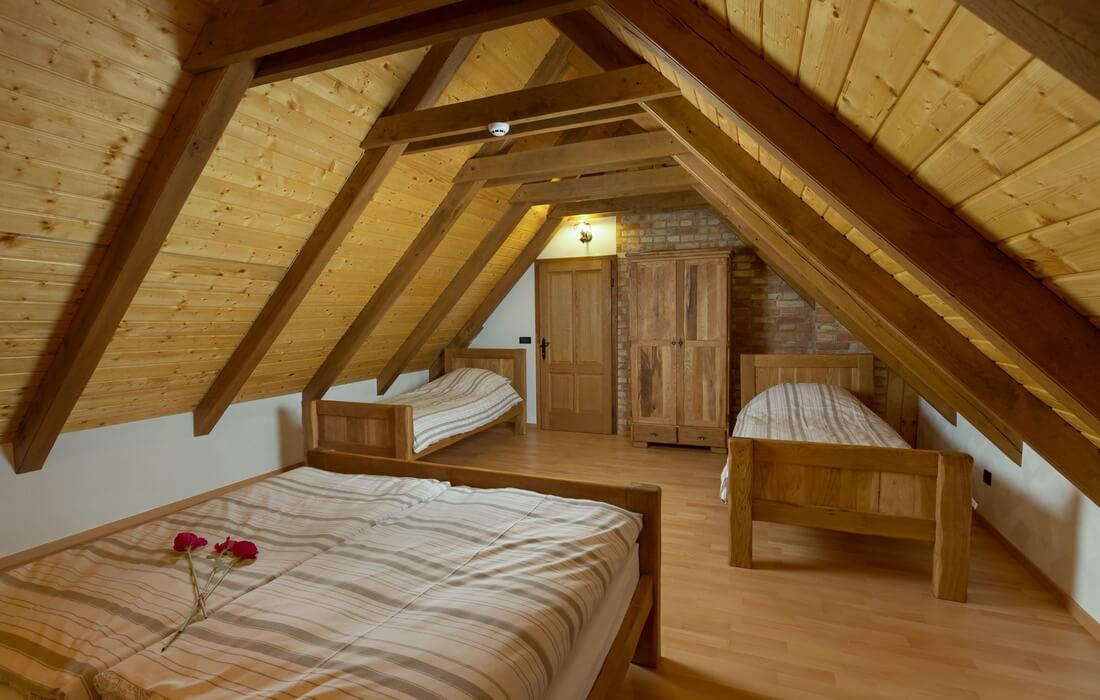 Family room in Eco House Trpuci in Vukomericke Gorice